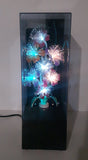 Vintage Fiber Optics Windup Musical Box Fiber Optics Flower Light 14 1/2" Tall