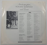 1981 CBS Placido Domingo with John Denver Perhaps Love, Annie's Song 12" Vinyl Record
