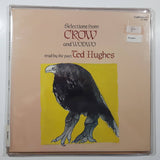 1979 Caedmon CBS Selections From Crow And Wodwo Read By The Poet Ted Hughes 12" Vinyl Record in Plastic Cover