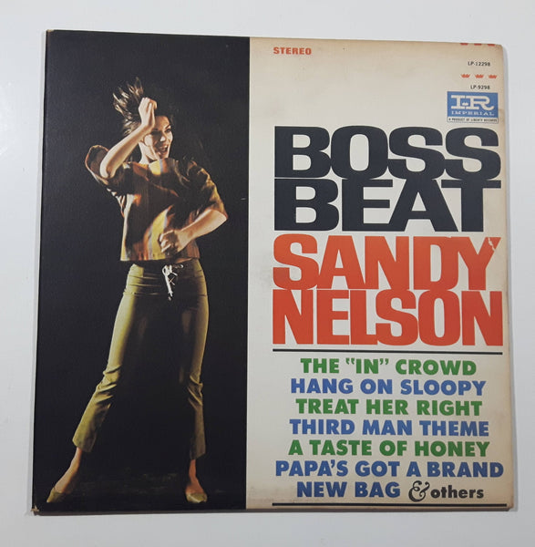London Liberty Records Boss Beat Sandy Nelson 12" Vinyl Record