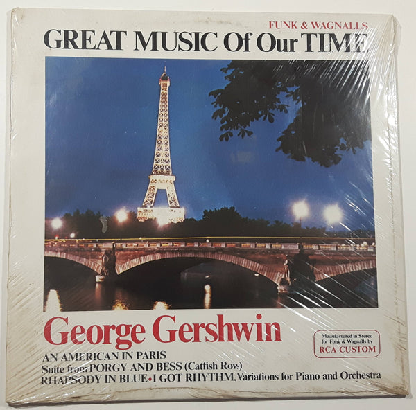 1977 Helvicta Press RCA Funk & Wagnalls Great Music Of Our Time George Gershwin 12" Vinyl Record New In Plastic