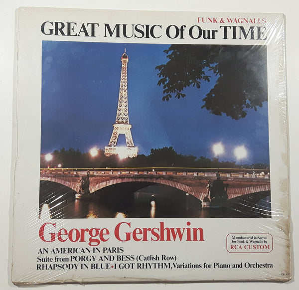 1977 Helvicta Press RCA Funk & Wagnalls Great Music Of Our Time George Gershwin 12" Vinyl Record New In Plastic