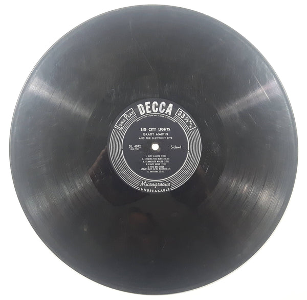 Decca Bit City Lights Grady Martin And The Slewfoot Five 12" Vinyl Record