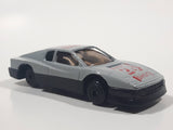 Unknown Brand "Hot Shot" #24 Light Grey Die Cast Toy Car Vehicle