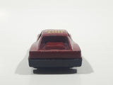 Unknown Brand "Hot Shot" #24 Dark Red Die Cast Toy Car Vehicle