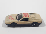 Unknown Brand "Victor" Cream Beige Die Cast Toy Car Vehicle