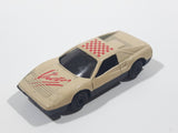 Unknown Brand "Victor" Cream Beige Die Cast Toy Car Vehicle