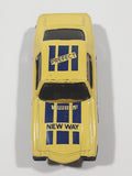 Unknown Brand "New Way Perfect" Yellow Die Cast Toy Car Vehicle
