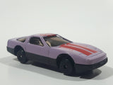 Unknown Brand "Super Turbo" Light Purple Die Cast Toy Car Vehicle