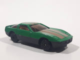 Unknown Brand "Super Turbo" Green Die Cast Toy Car Vehicle