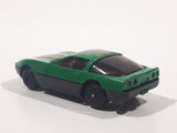Unknown Brand "Super Turbo" Green Die Cast Toy Car Vehicle