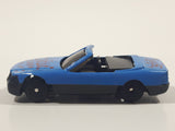 Golden Wheels Star Team Corvette Convertible Blue Die Cast Toy Car Vehicle