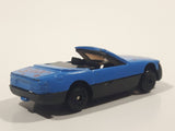 Golden Wheels Star Team Corvette Convertible Blue Die Cast Toy Car Vehicle