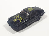 Unknown Brand "United Racing" #6 Black Die Cast Toy Car Vehicle