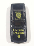 Unknown Brand "United Racing" #6 Black Die Cast Toy Car Vehicle