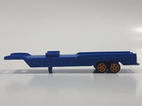 Semi Trailer Blue Plastic Die Cast Toy Car Vehicle Broken Hitch