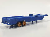 Semi Trailer Blue Plastic Die Cast Toy Car Vehicle Broken Hitch