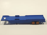 Semi Trailer Blue Plastic Die Cast Toy Car Vehicle Broken Hitch