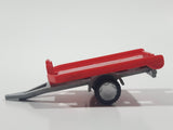 Trailer Red Plastic Die Cast Toy Car Vehicle Broken Hitch