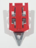 Trailer Red Plastic Die Cast Toy Car Vehicle Broken Hitch