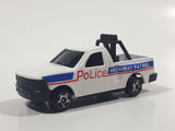 Unknown Brand 8073-B Police Highway Patrol Truck White Die Cast Toy Car Vehicle