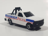 Unknown Brand 8073-B Police Highway Patrol Truck White Die Cast Toy Car Vehicle