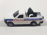 Unknown Brand 8073-B Police Highway Patrol Truck White Die Cast Toy Car Vehicle