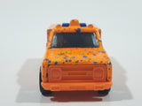 1996 Hot Wheels Splatter Paint Rescue Ranger Orange Fire Truck Die Cast Toy Car Vehicle
