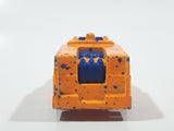 1996 Hot Wheels Splatter Paint Rescue Ranger Orange Fire Truck Die Cast Toy Car Vehicle