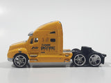 Jada Dub City Big Time Muscle Semi Tractor Truck Yellow Die Cast Toy Car Vehicle Busted Up