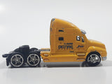 Jada Dub City Big Time Muscle Semi Tractor Truck Yellow Die Cast Toy Car Vehicle Busted Up