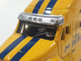 Jada Dub City Big Time Muscle Semi Tractor Truck Yellow Die Cast Toy Car Vehicle Busted Up