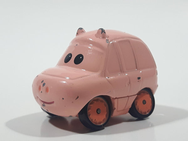 Disney Pixar Supercharged Toy Story Hamm Character Pig Shaped Pink Die Cast Toy Car Vehicle