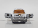 Vintage Yat Ming No. 1064 Chevy Blazer Sheriff Police #47 White Die Cast Toy Car Vehicle with Opening Doors