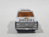Vintage Yat Ming No. 1064 Chevy Blazer Sheriff Police #47 White Die Cast Toy Car Vehicle with Opening Doors