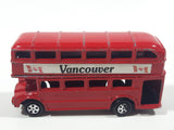 Royal Specialty Toronto Routmaster Double Decker Bus Red Vancouver Die Cast Toy Car Vehicle Pencil Sharpener