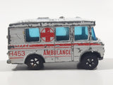 Vintage PlayArt Mercedes Benz Ambulance H453 White Die Cast Toy Car Vehicle Made in Hong Kong