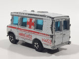 Vintage PlayArt Mercedes Benz Ambulance H453 White Die Cast Toy Car Vehicle Made in Hong Kong
