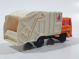 Vintage 1993 Lesney Matchbox Superfast No. 36 Colectomatic Refuse Truck Orange and White Garbage Pickup Die Cast Toy Car Vehicle