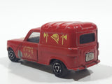 Vintage Majorette No. 230 Renault 4 L Fire Truck Red 1/55 Scale Die Cast Toy Car Vehicle