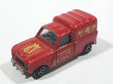 Vintage Majorette No. 230 Renault 4 L Fire Truck Red 1/55 Scale Die Cast Toy Car Vehicle