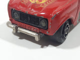 Vintage Majorette No. 230 Renault 4 L Fire Truck Red 1/55 Scale Die Cast Toy Car Vehicle