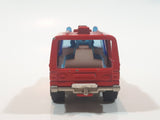 Vintage Majorette No. 246 Range Rover Fire Truck Red 1/60 Scale Die Cast Toy Car Vehicle Missing Roof Ladder