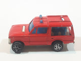 Vintage Majorette No. 246 Range Rover Fire Truck Red 1/60 Scale Die Cast Toy Car Vehicle Missing Roof Ladder