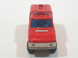 Vintage Majorette No. 246 Range Rover Fire Truck Red 1/60 Scale Die Cast Toy Car Vehicle Missing Roof Ladder