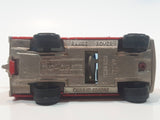 Vintage Majorette No. 246 Range Rover Fire Truck Red 1/60 Scale Die Cast Toy Car Vehicle Missing Roof Ladder