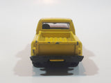 1998 JGI Subway Stepside Pickup Truck Yellow and Purple Die Cast Toy Car Vehicle