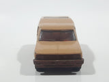 Vintage 1981 Hot Wheels Minitrek Tan Brown Die Cast Toy Car Vehicle Made in Hong Kong