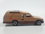 Vintage 1981 Hot Wheels Minitrek Tan Brown Die Cast Toy Car Vehicle Made in Hong Kong