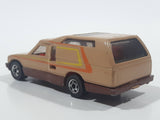 Vintage 1981 Hot Wheels Minitrek Tan Brown Die Cast Toy Car Vehicle Made in Hong Kong